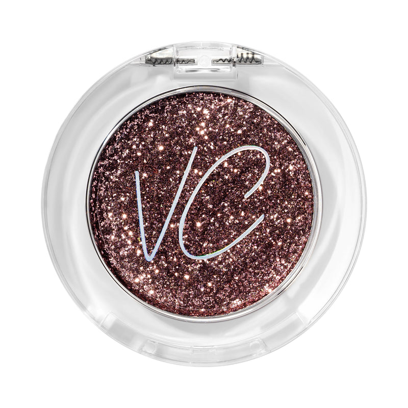 Vani Cosmetics Pressed Glitter Supernova, foiled rose gold geperste glitter oogschaduw