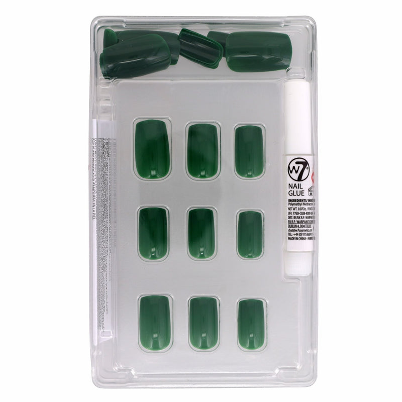 W7 Cosmetics Glamorous Nails Emerald Energy