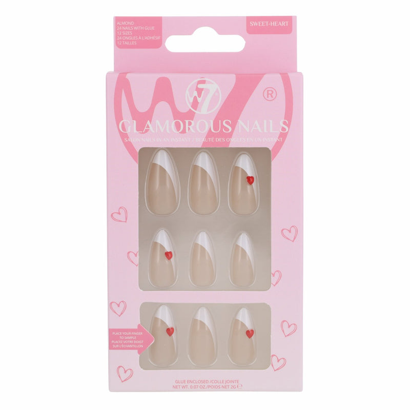 W7 Cosmetics Glamorous Nails Sweet-Heart