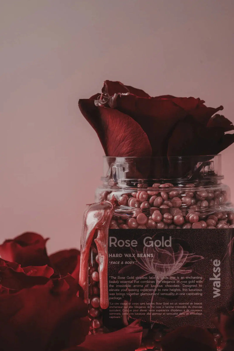 Wakse Hard Wax Beans Rose Gold Large