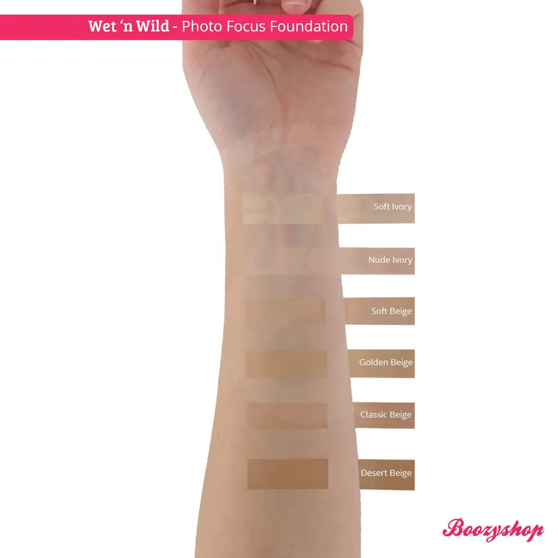 Wet n Wild Photo Focus Foundation Classic Beige, vloeibare foundation met matte finish, foto 2 van 3