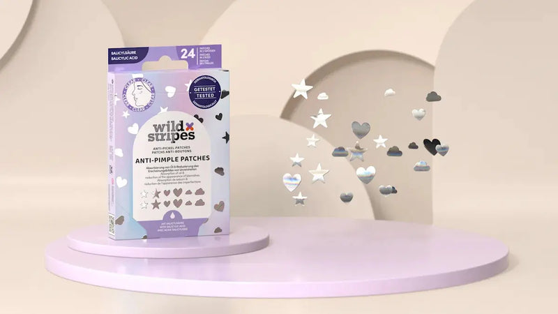 Wild Stripes Ant-Pimple Patches Holo Clear