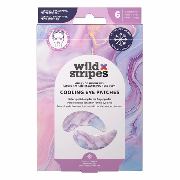 Wild Stripes Cooling Eye Patches Marble Rose
