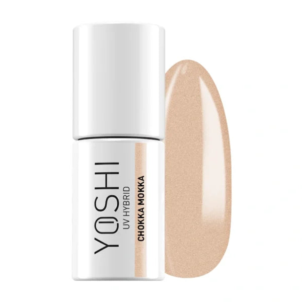 Yoshi Gel Polish UV LED 322 Chokka Mokka gellak in een diepe chocoladebruine kleur