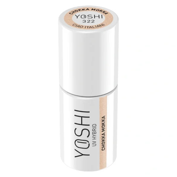 Yoshi Gel Polish UV LED 322 Chokka Mokka gellak in een diepe chocoladebruine kleur
