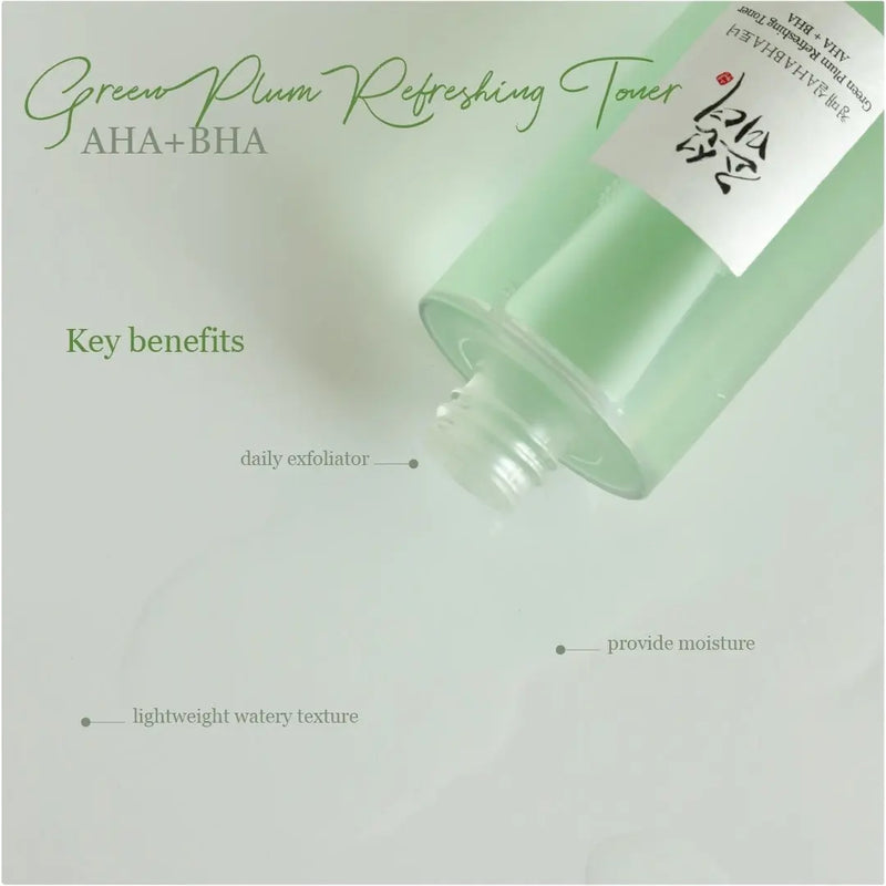 Beauty of Joseon Green Plum Refreshing Toner: AHA + BHA