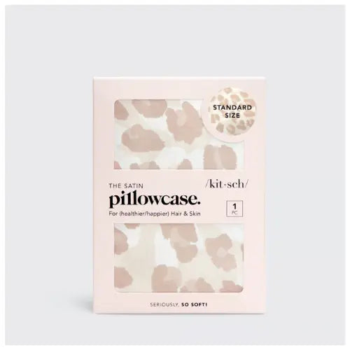 Kitsch Satin Pillowcase Leopard